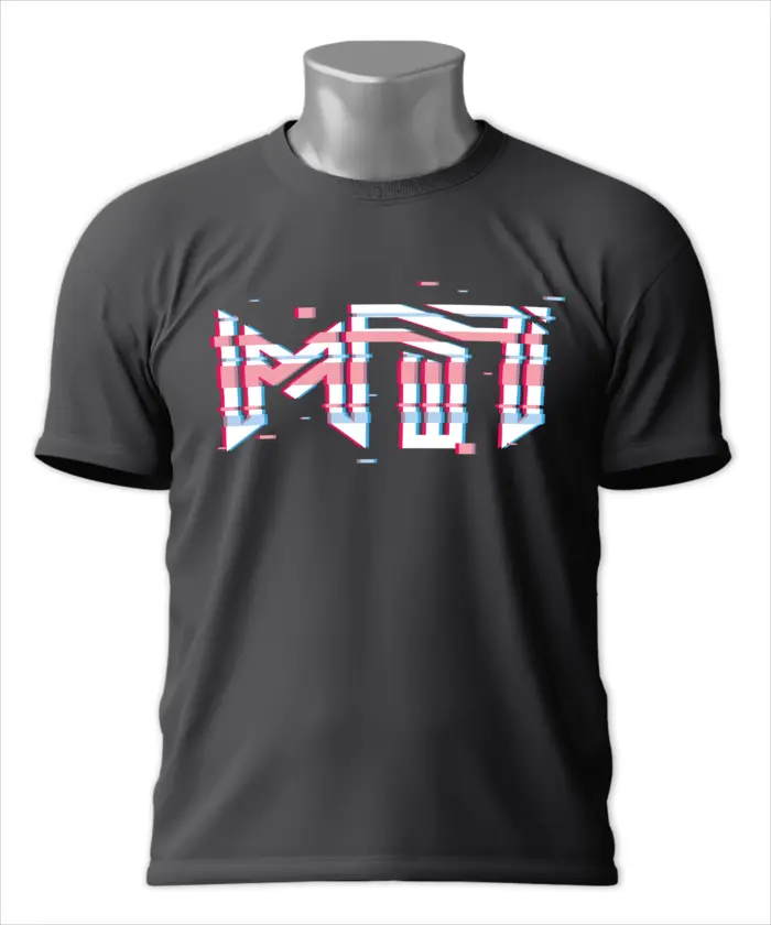 Koszulka MTI MTI Glitch - obrazek 1